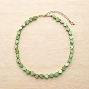 ▪️Green mother of pearl necklace